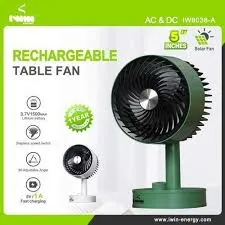 IWIN ENERGY RECHARGEABLE FAN W8038-A